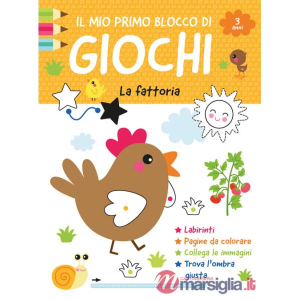 Mio primo blocco di giochi. La fattoria. Ediz. a colori (Il)