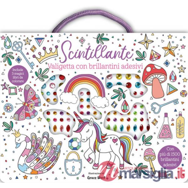 Scintillante. Valigetta. Ediz. illustrata. Con brillantini adesivi
