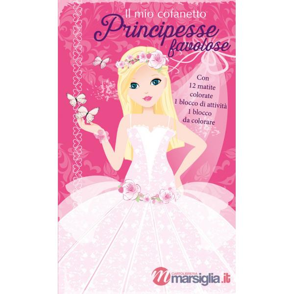 Mio cofanetto. Principesse favolose. Ediz. illustrata. Con 12 matite colorate (Il)