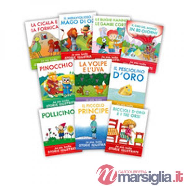 Mia prima biblioteca di fiabe illustrate. Stampatello maiuscolo. Ediz. a colori (La)