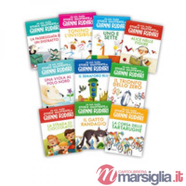 Mia prima biblioteca di fiabe illustrate di Gianni Rodari. Stampatello maiuscolo (La)