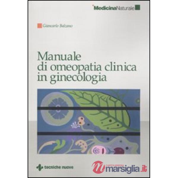Manuale di omeopatia clinica in ginecologia