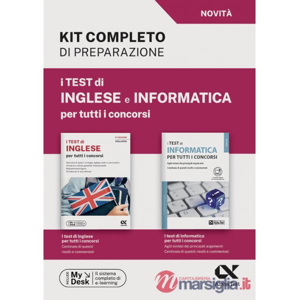 Test di inglese e informatica per tutti i concorsi. Kit completo di preparazione. Ediz. MyDesk. Con Contenuto digitale per downl