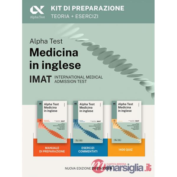 MEDICINA IN INGLESE - KIT COMPLETO DI PREPARAZIONE