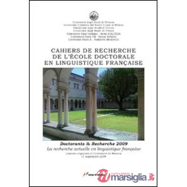 Cahiers de recherche de l'École doctorale en linguistique française