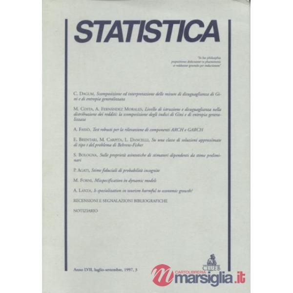 Statistica (1997). Vol. 3