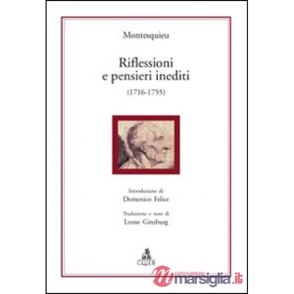 Riflessioni e pensieri inediti (1716-1755)