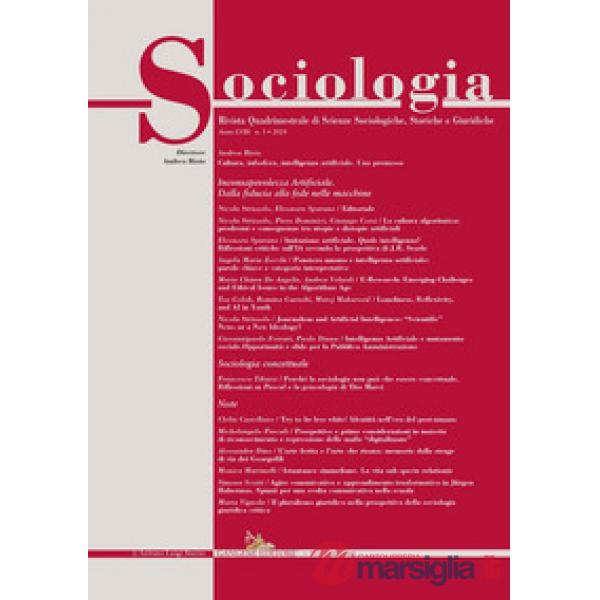 Sociologia. Rivista quadrimestrale di scienze storiche e sociali. Ediz. italiana e inglese (2024). Vol. 3