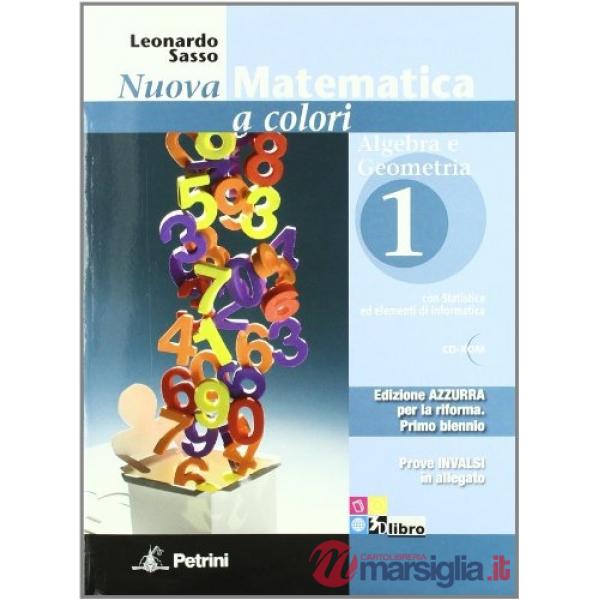 NUOVA MATEMATICA COLORI AZZURRA A/G. 1 + Q + CD