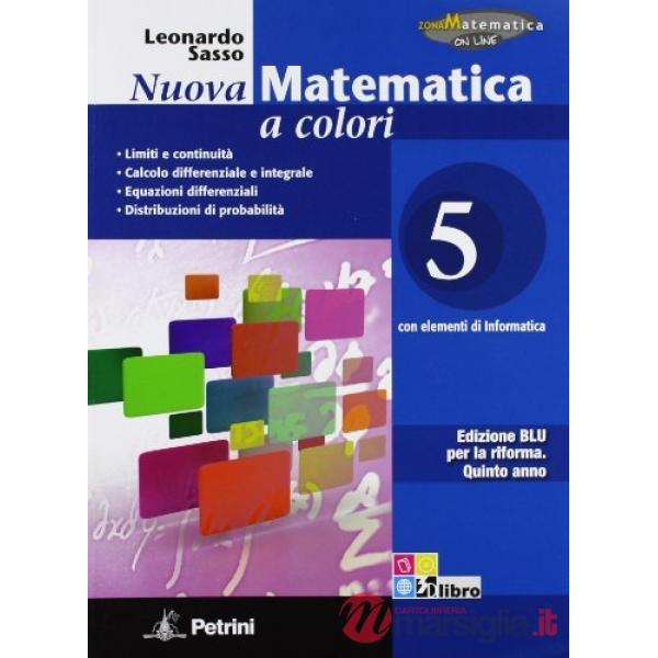 NUOVA MATEMATICA COLORI BLU 5 + EB