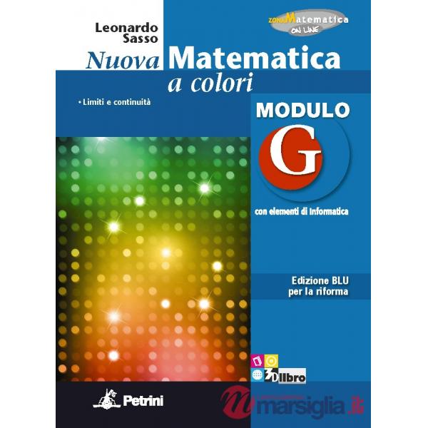 NUOVA MATEMATICA COLORI BLU MODULO G + EB