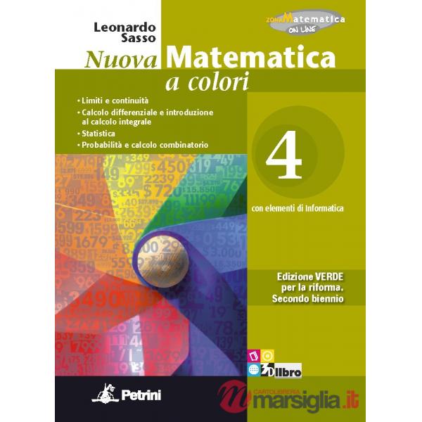 NUOVA MATEMATICA COLORI VERDE 4 + EB