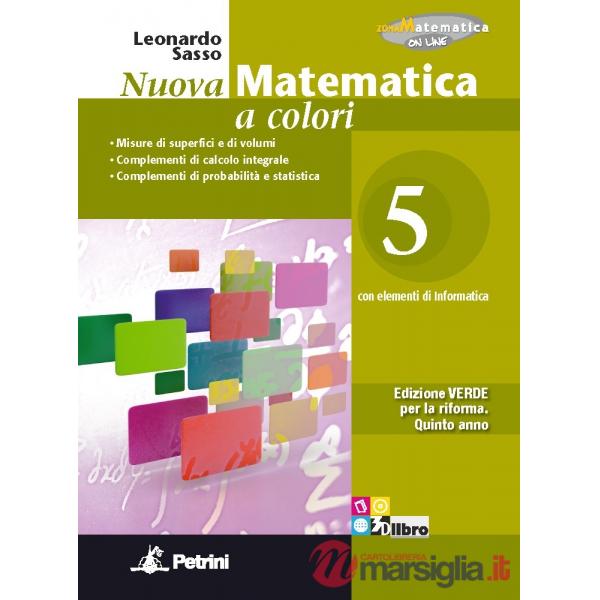 NUOVA MATEMATICA A COLORI VERDE TR 5 + EB