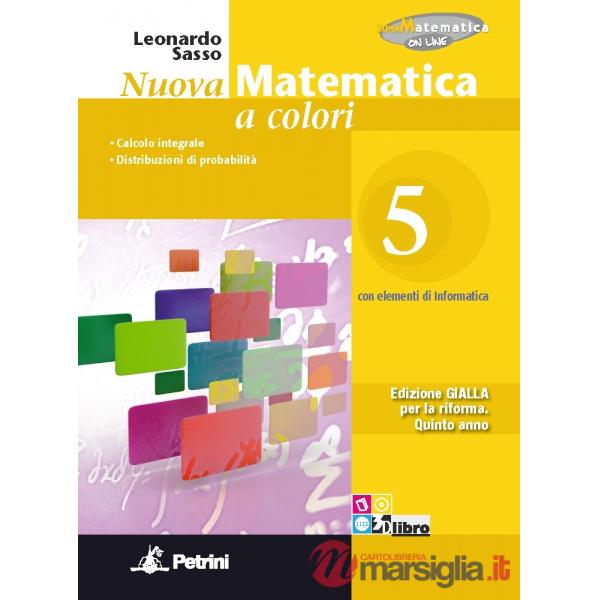 NUOVA MATEMATICA A COLORI GIALLA TR 5 + EB