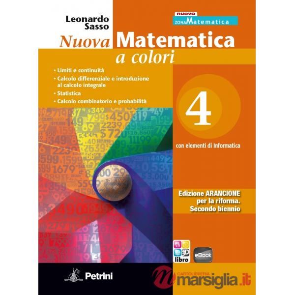 NUOVA MATEMATICA COLORI ARANCIONE 4 + EB
