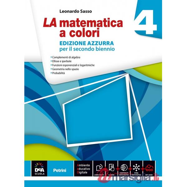 LA MATEMATICA A COLORI AZZURRA 4 + EB