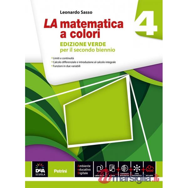 LA MATEMATICA A COLORI VERDE 4 + EB