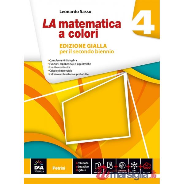 LA MATEMATICA A COLORI GIALLA 4 + EB