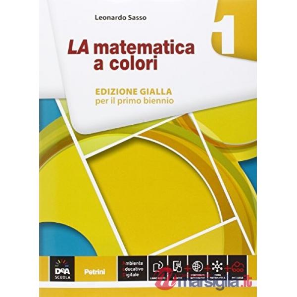 LA MATEMATICA A COLORI GIALLA 1 + QUA + EB