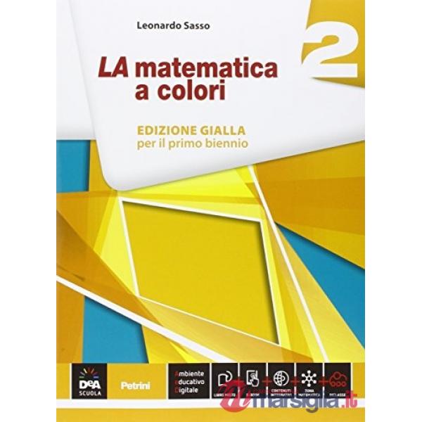 LA MATEMATICA A COLORI GIALLA 2 + QUA + EB