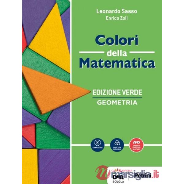 COLORI MATEMATICA VERDE BN GEOM. + QUAD + EB