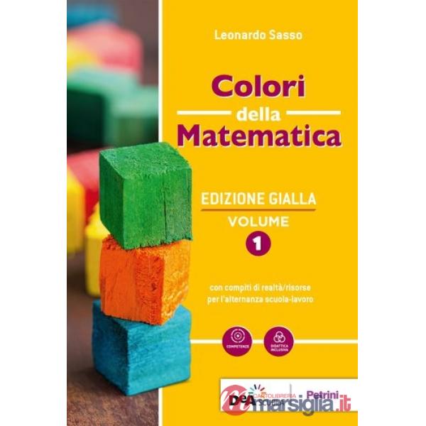 COLORI MATEMATICA GIALLA BN 1 + QUAD + UDA + EB