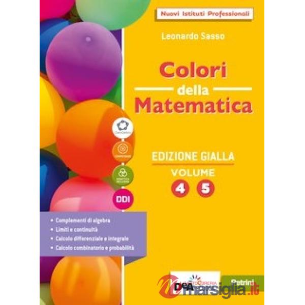 COLORI MATEMATICA GIALLA TR 4/5 + QUAD + EB