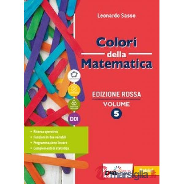 COLORI MATEMATICA ROSSA TR 5 + QUAD + EB