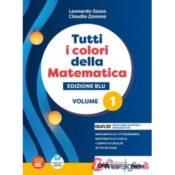 TUTTI I COLORI DELLA MATEMATICA BLU BN 1 + QUA + EB