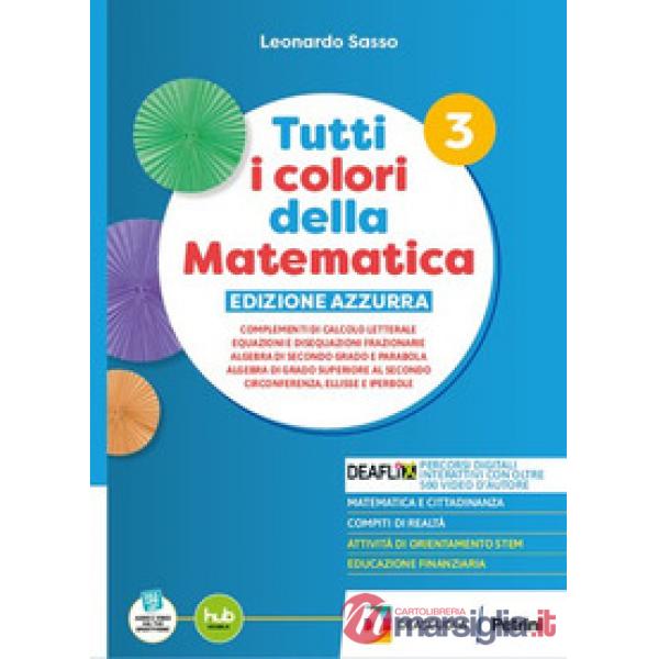 TUTTI I COLORI DELLA MATEMATICA AZZURRA TR 3 + Q + EB