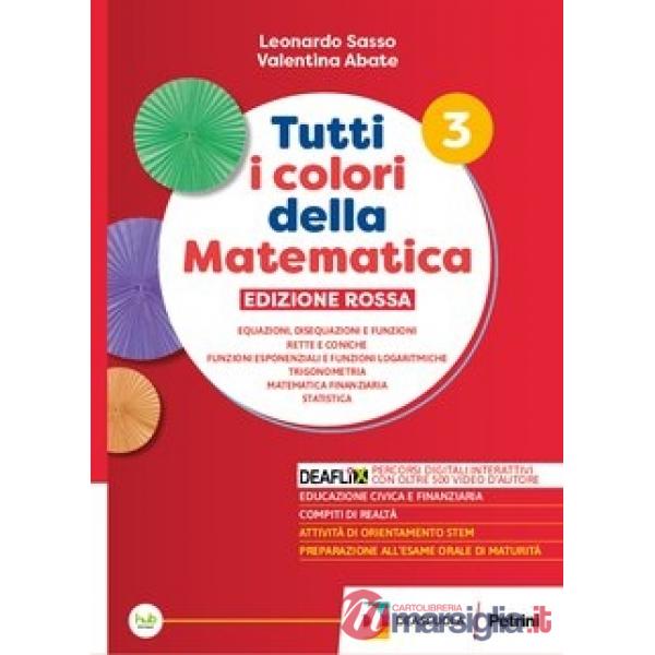 TUTTI I COLORI DELLA MATEMATICA ROSSO TR 3 + QUAD + EB