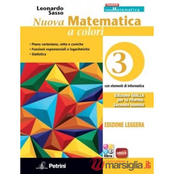 NUOVA MATEMATICA A COLORI EDIZIONE GIALLA LEGGERA VOL. 3 EBOOK