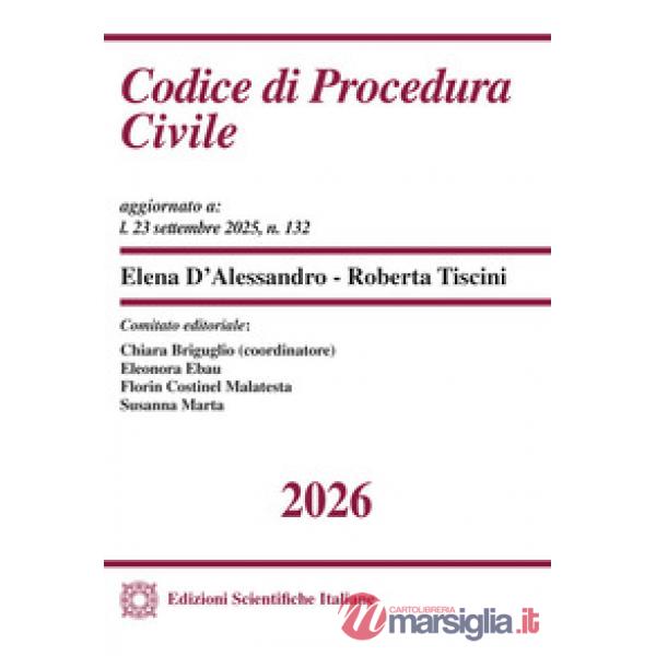 Codice di procedura civile 2026