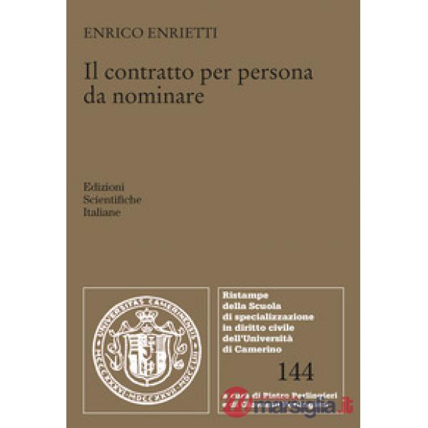 Il contratto per persona da nominare