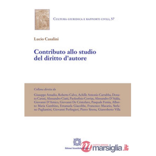 Contributo allo studio del diritto d'autore