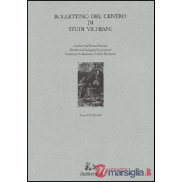 Bollettino del Centro di studi vichiani. Vol. 33