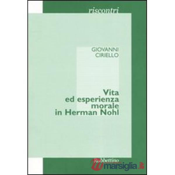 Vita ed esperienza morale in Herman Nohl
