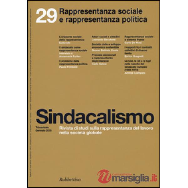 Sindacalismo (2015). Vol. 29