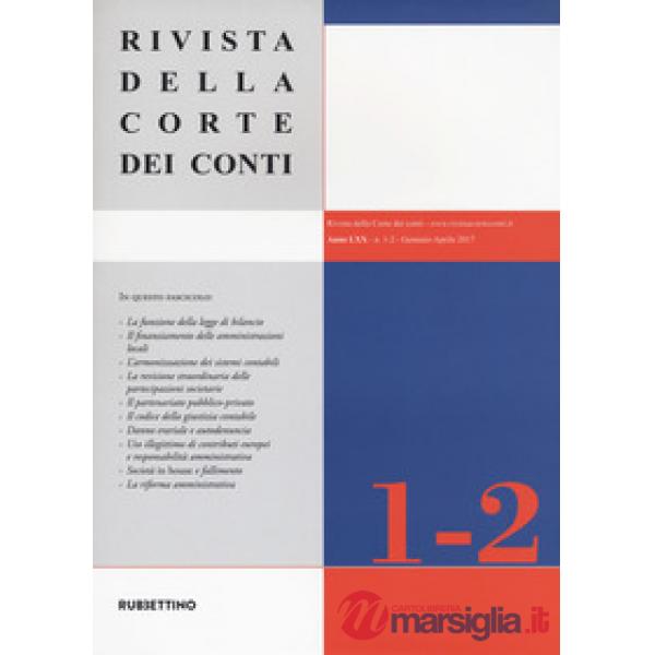 Rivista della Corte dei Conti (2017). Vol. 1-2