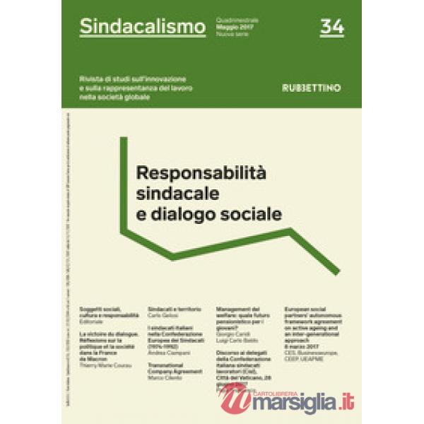 Sindacalismo. Rivista di studi sull'innovazione e sulla rappresentanza del lavoro nella società globale (2017). Vol. 34: Respons