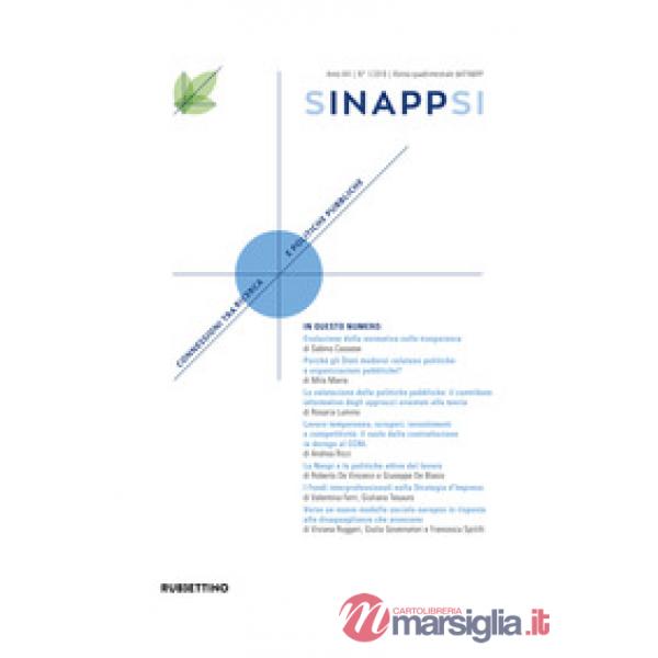 Sinappsi (2018). Vol. 1: Connessioni tra ricerca e politiche pubbliche