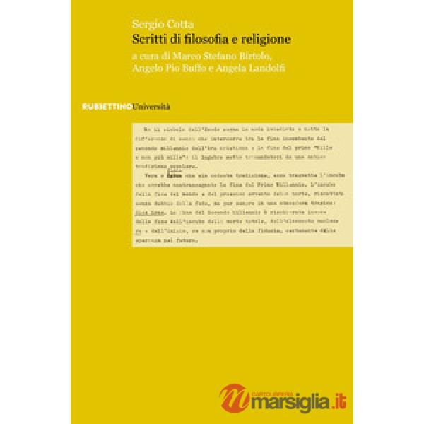 Scritti di filosofia e religione