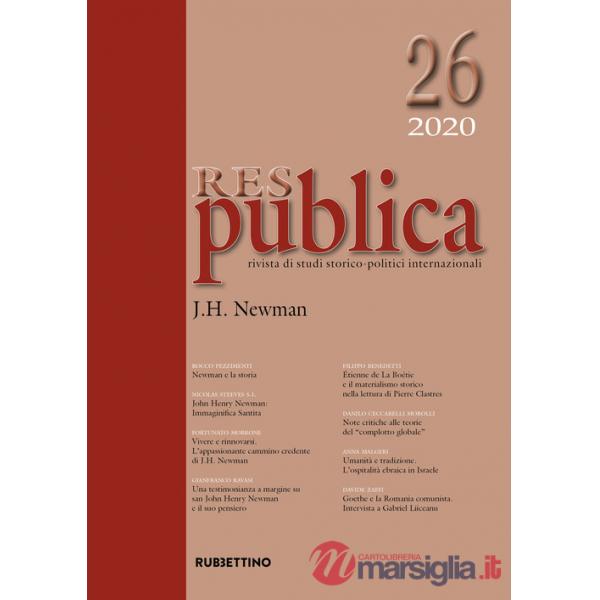 Res publica (2020). Vol. 26: J. H. Newman