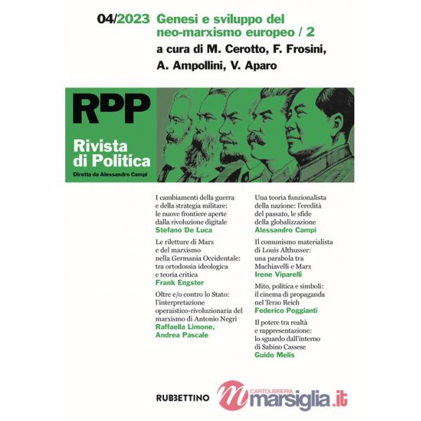 Rivista di politica (2023). Vol. 4: Genesi e sviluppo del neo-marxismo europeo/2