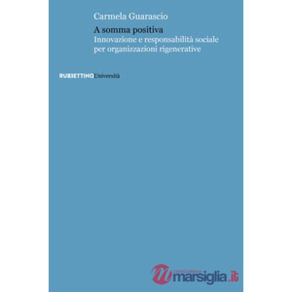 A somma positiva. Innovazione e responsabilità sociale per organizzazioni rigenerative