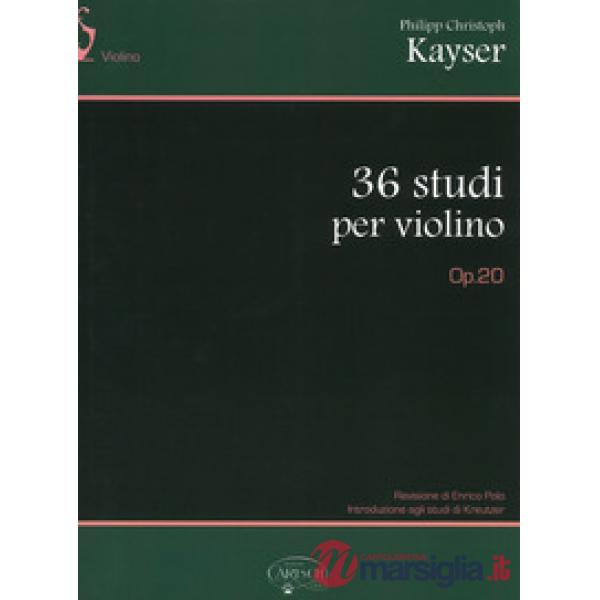 36 studi per violino. Op. 20