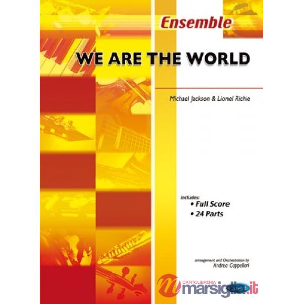 Jackson Michael Richie Lionel, We are the world (spartiti musicali)