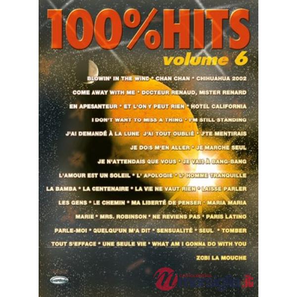 100% hits. Spartito. Vol. 6