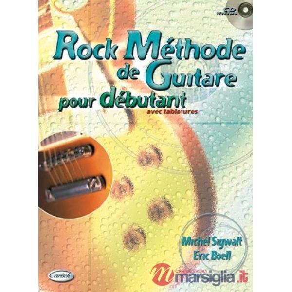 Rock méthode de guitare pour débutant avec tab. Per chitarra elettrica. Spartito