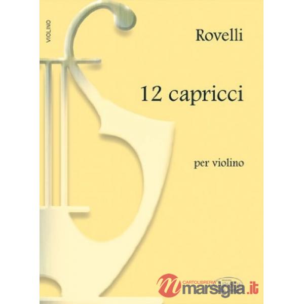 12 capricci. Per violino. Spartito